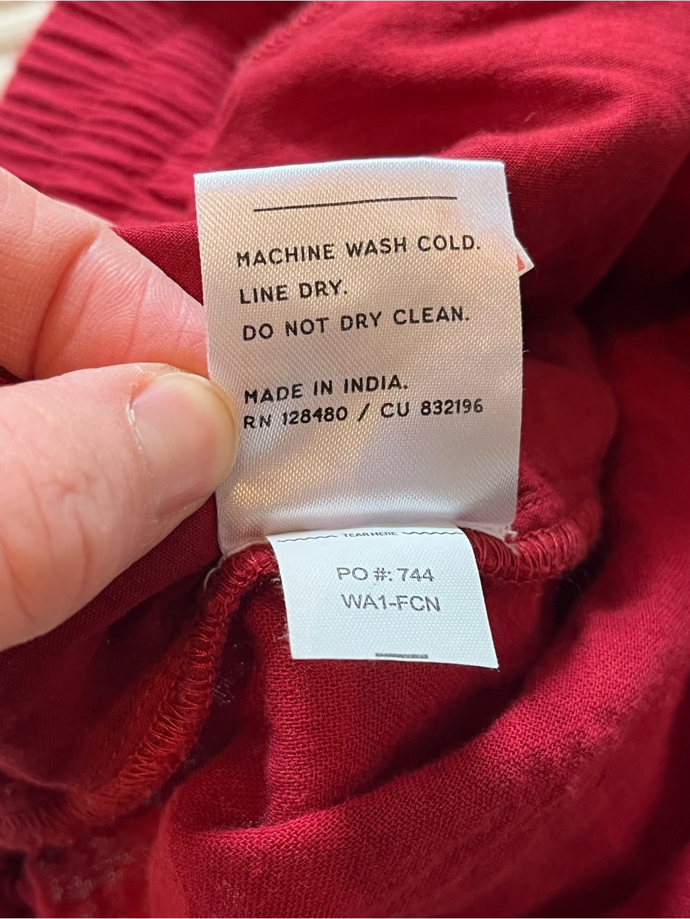 Pact Organic Coastal Double Gauze Curved Hem Short - Picture 6 of 9